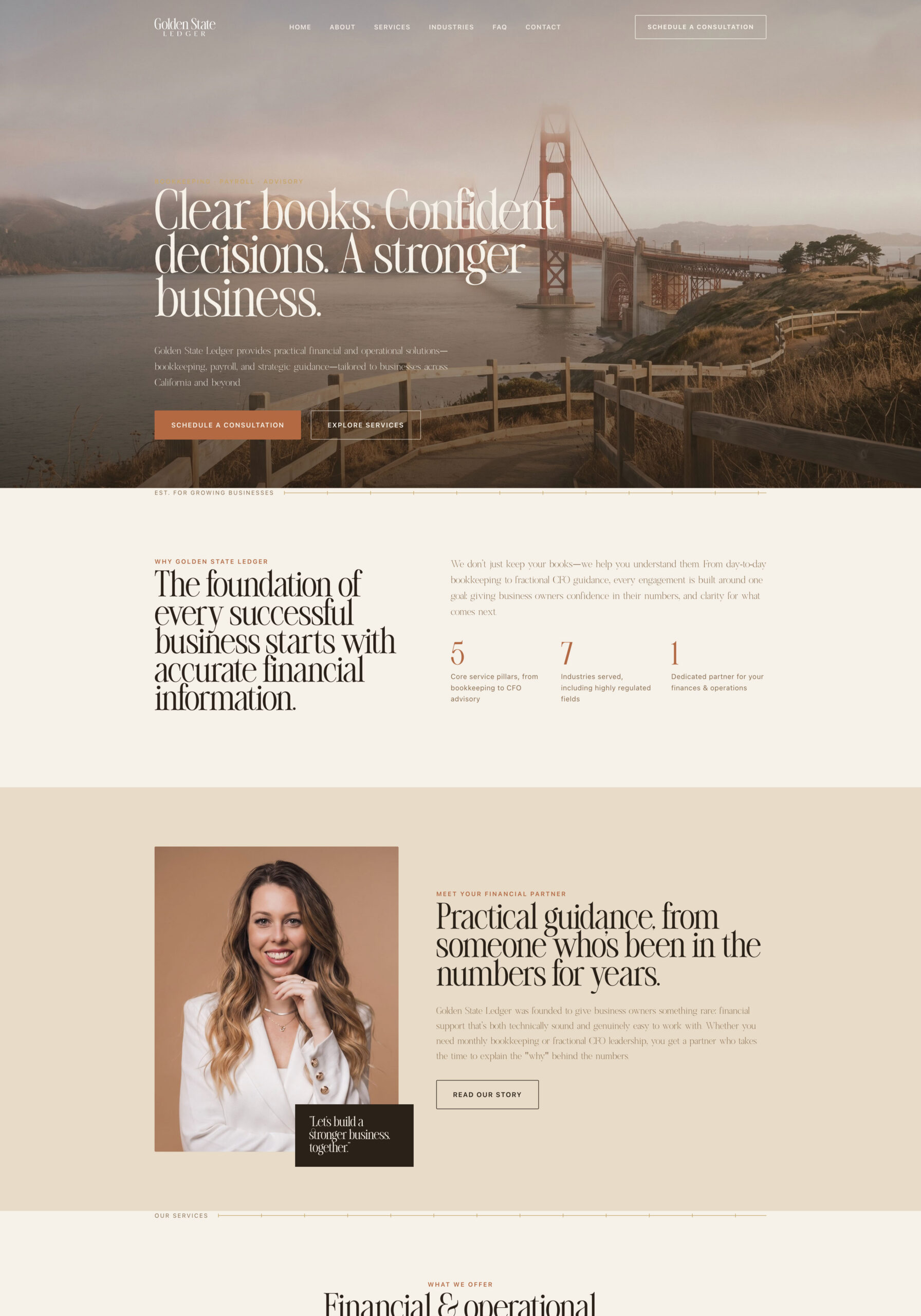 Golden State Ledger website