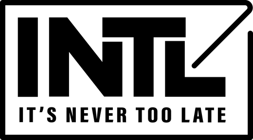 INTL, It's Never Too Late logo